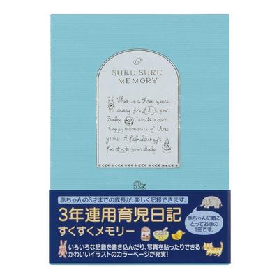 DESIGNPHIL MIDORI Light 12191006 Diary, 3-Year Use, Blue,
