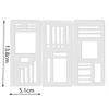 3Pcs/Set Manual Log Planning Template Set Reusable Flexible Journal Stencils
