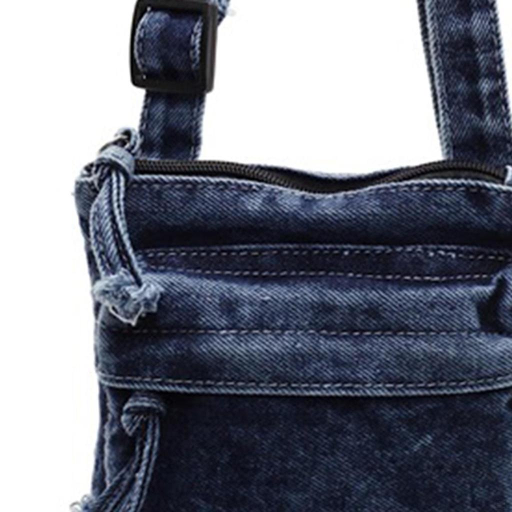 Denim Phone Purse Small Organizer Crossbody Bag for Dating Commuting Traveling