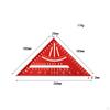 Aluminum Alloy Carpenter Square Carpentry Triangle Ruler Protractor for Remodeling