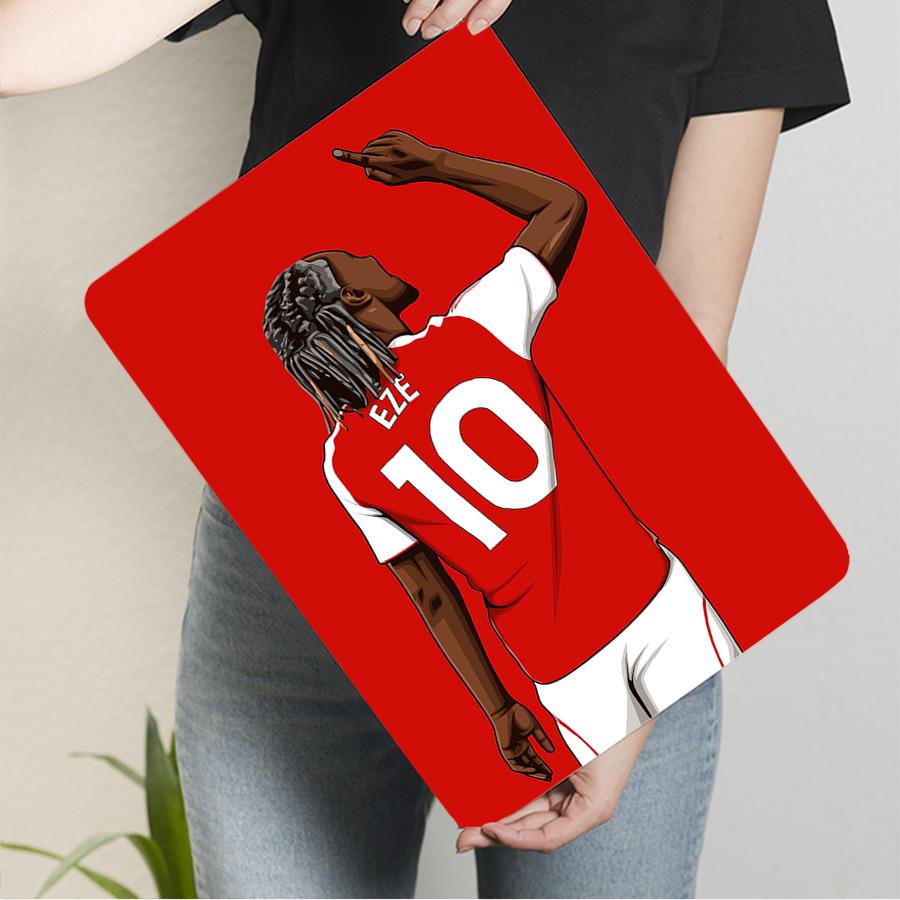 Arsenal Football Star EZE No.10 Back Iron Painting Home Decor Fan Gift Red Background Art Poster