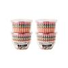 Alutem Side Dish Cups, Lunch Box Cups, No. 6, Deep, English Letter Pattern, 120 Cups, 3 Designs X 40 Cups X 2 Packs, Microwave Safe, Made In Japan