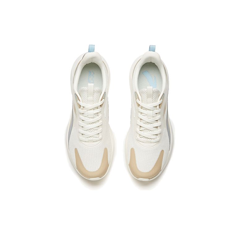 Anta Lingyun Low Top Running Shoes Men Sneakers Malt-Brown White 912035562-2