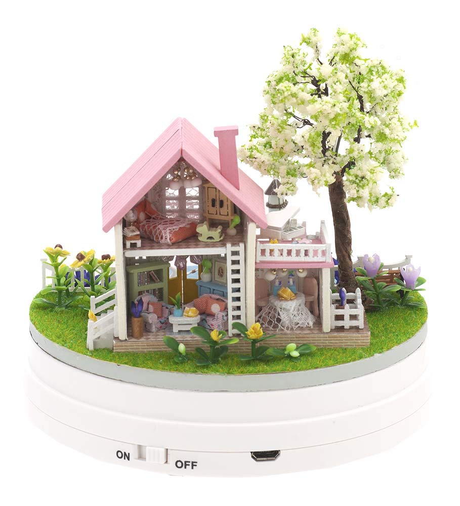 YANOMAN Dollhouse U Waterside Cottage Japanese Instruction Manual Glue Included Miniature 516-22
