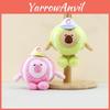 Adorable Pink Baseball Capybara Plush Toy Cute Stuffed Animal Keychain Bag Charm