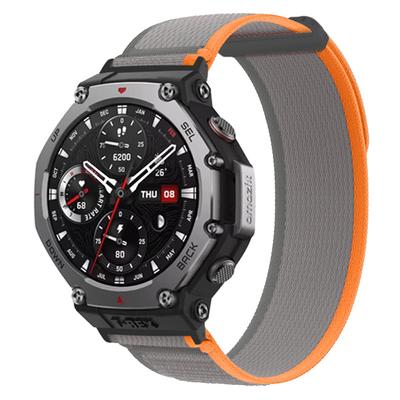 For Huami Amazfit T-Rex 3 Watch Strap Nylon Loop Adjustable Wrist Band with Connector