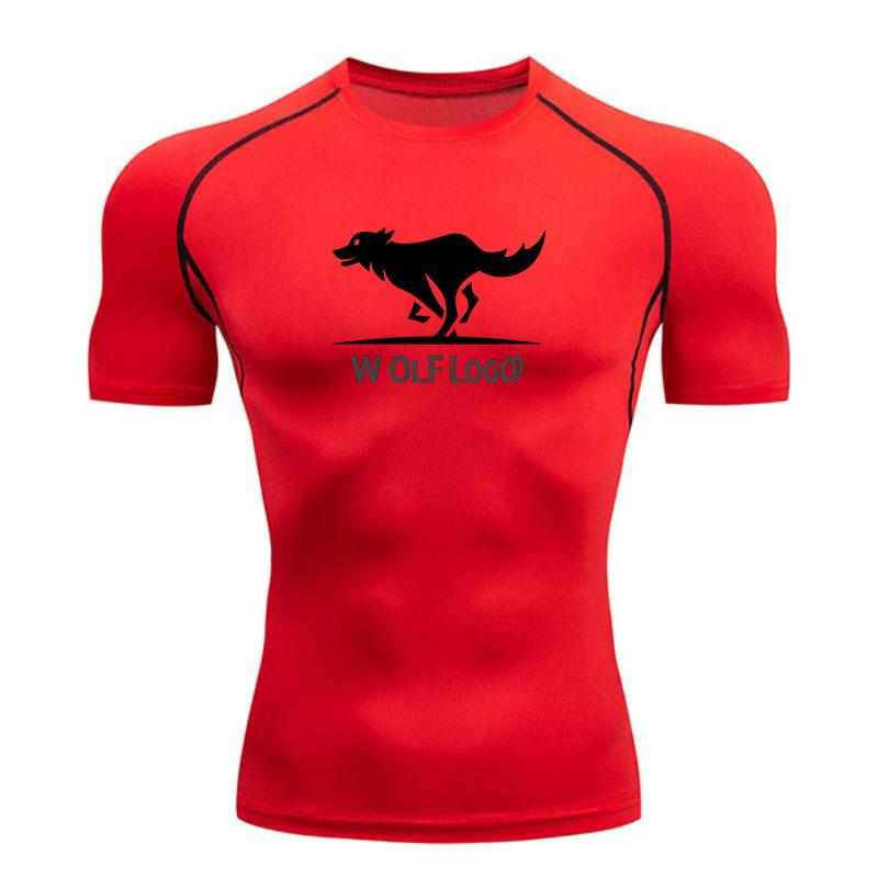 Men's Compression Athletic T-Shirt, Quick Dry Breathable Run