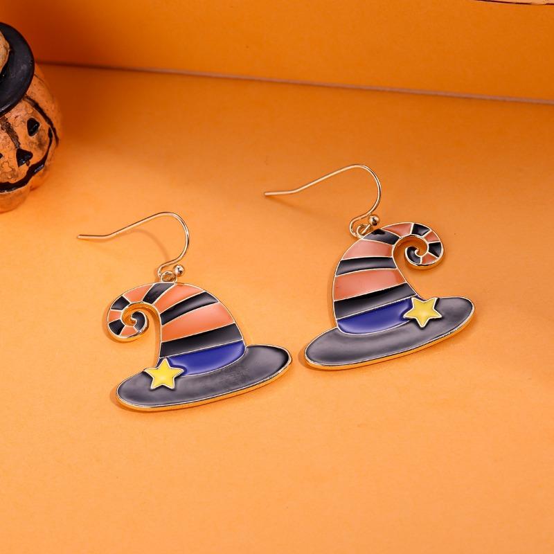 New Halloween Stud Earrings Combination Cartoon Funny Easter Earrings Set