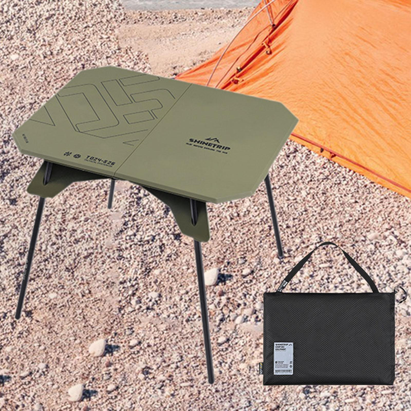 

Складной стол складной компактный для использования на открытом воздухе для барбекю во дворе зелёный