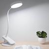 Clip-on Reading Lamp,  Eye Protection USB Rechargeable Clip-on Table Lamp Touch Control Bedside Lamp with Flexible Gooseneck