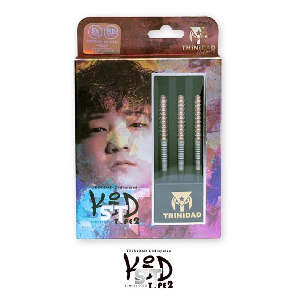 TRiNiDAD Trinidad Undisputed KID Type2 ST Kid Type 2 ST 2BA Tomoya Goto Player Model Dart Barrel Dart Set