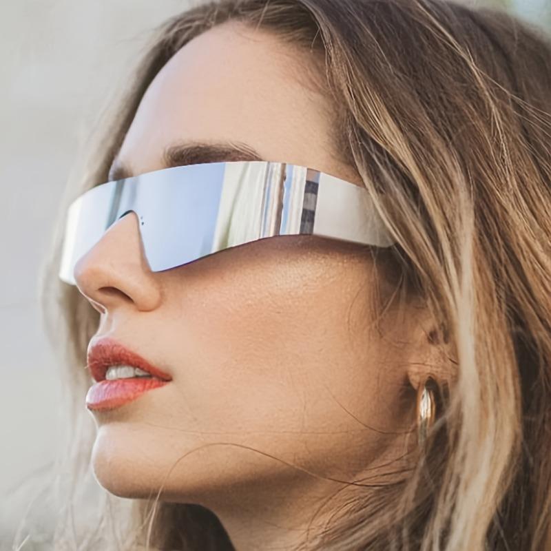 Fashionable Punk Sports Goggles With A Techy And Spicy Style Featuring A Frameless Design Popular In Europe And America.