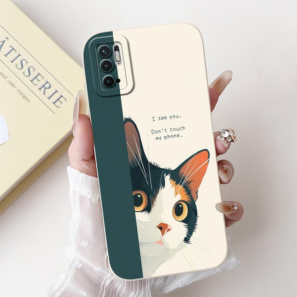 For Xiaomi Redmi Note 10 5G Case 6.5" Colorful Flowers Cartoon Painted Cover Soft Phone Case For Redmi Note 10 Note10 5G Bumper