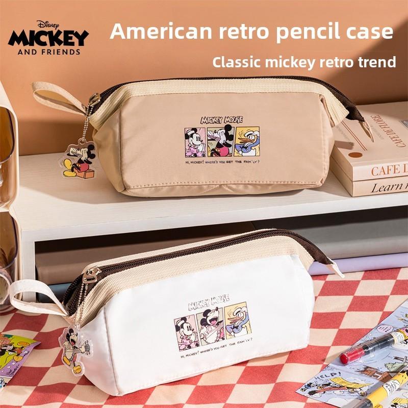 Mickey Mouse And Donald Duck Organizer With Polyester Material For Kids School Supplies