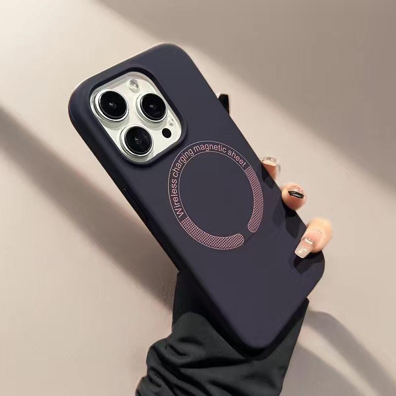 Etui MagSafe Liquid Silicone Phone Case do Apple iPhone 16Promax - Miękkie silikonowe etui odporne na upadki do Apple iPhone 16/15/14/13/12/Pro/Promax