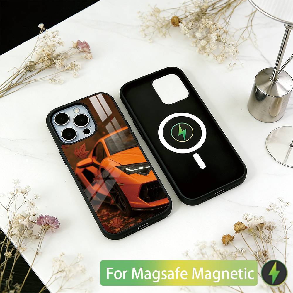 Sport Revuelto Cool Car Phone Case For iPhone17,16,15,14,13,12,11 Plus,Pro Magnetic For Magsafe Wireless Charging iPhone15