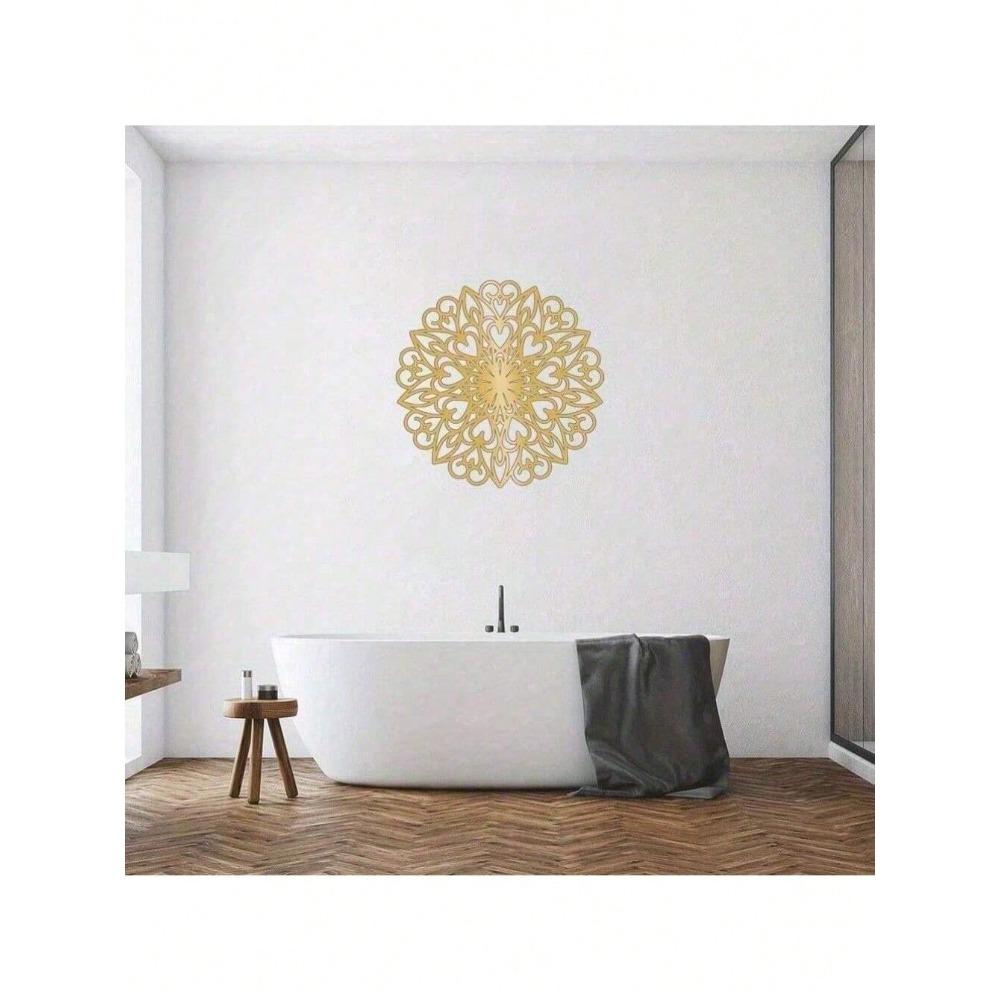 Modern Metal Mandala Wall Art Waterproof Rustproof Home Decor Large Living Room Bedroom Bathroom Decoration Unique Gift