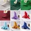 10pcs 30x30cm Table Napkins Washable Smooth Texture Dinner Napkins Multiple Colors Stain-Resistant Cloth Napkins
