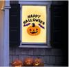 Dekoracja Żelowa Na Szybę Happy Halloween Dynia