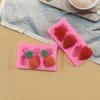 1/2Pcs Aromatherapy Candle Decoration Silicone Mold 3 Strawberry Pineapple Chocolate Mold Diy Cake Accessories