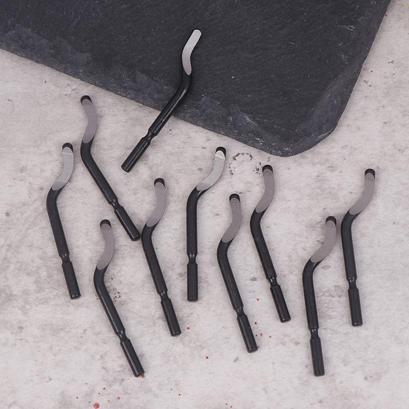 10Pcs Deburring Copper Tube Edge Cutter Trimming Knife Scraper Blade BS1010 Trimming Scraper Deburring Tools
