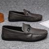 One-Pedal Loafers Summer Lazy Dress Soft-Soled Single Shoes Men'S Trend High-End Low-Top British Men'S Shoes