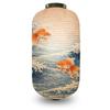 Japanese Style Ukiyo-e Traditional Sea Wave Printed Lantern Hanging Cloth Lantern Izakaya Restaurant Cuisine Wedding Party Decor