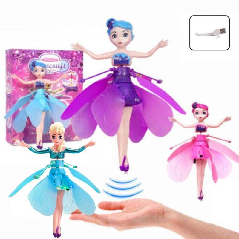 Flying Princess Fairy Gesture Suspension Drop Resistant Inductive Toy Flying