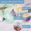 Lanyard Strap Marble Pattern PU Leather ID Cards Wallet Case Neck Lanyard Badge Holder Card Holder