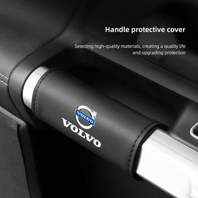 Mrjvb7 2Pcs Car Door Inner Handle Protective Cover Auto Door Handle Pad For XC90 V90 V60 XC60 V40 S80 S60 S90 C40 XC40 V70 XC70