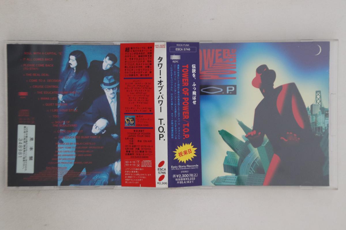 

CD TOWER OF POWER TOP ESCA5746PROMO EPIC 1993 Japan Obi SoulFunk Used
