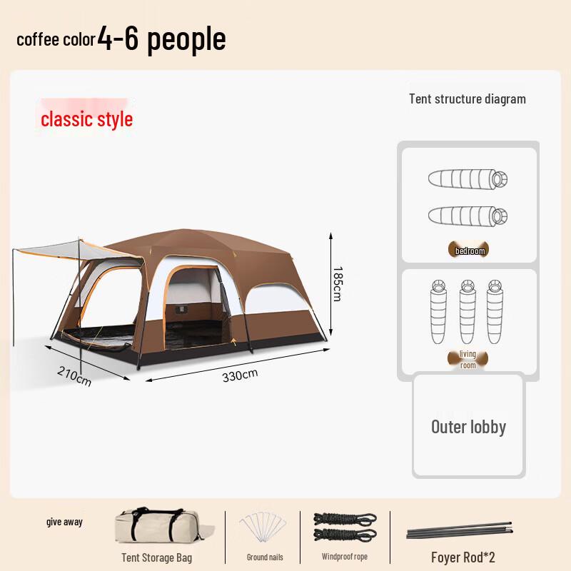 Suncojia Outdoor Camping Tent
