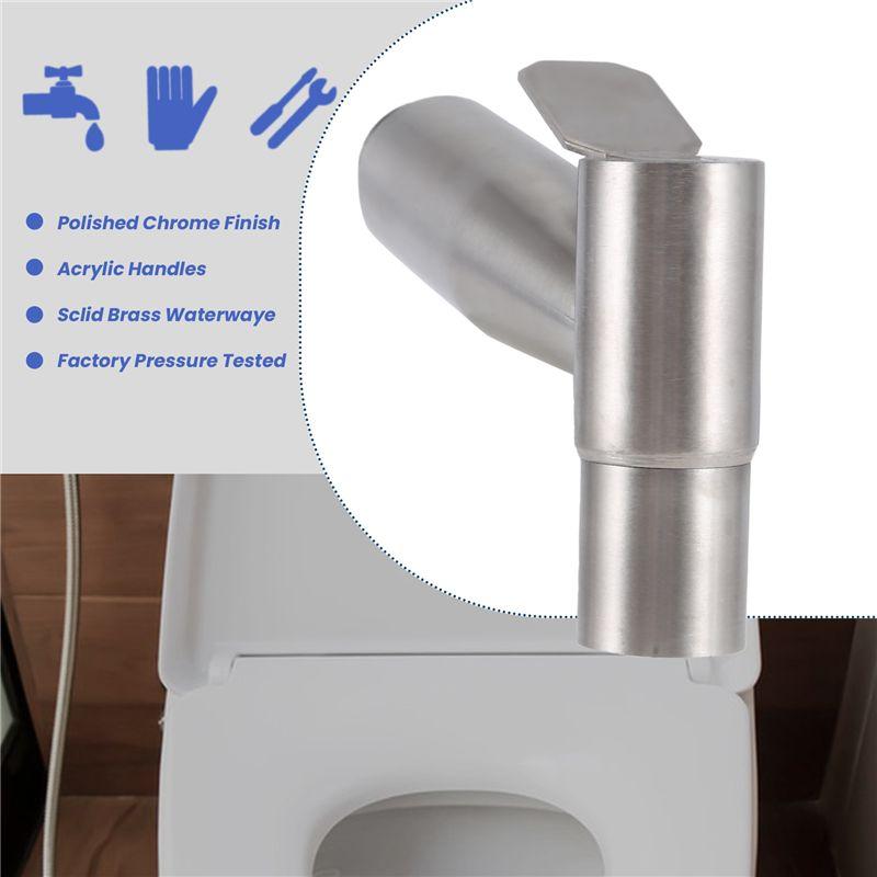 A89X Handheld Bidet Sprayer For Toilet Adjustable Water Pressure Bidet Attachment For Feminine Wash And Cloth Diaper Sprayer