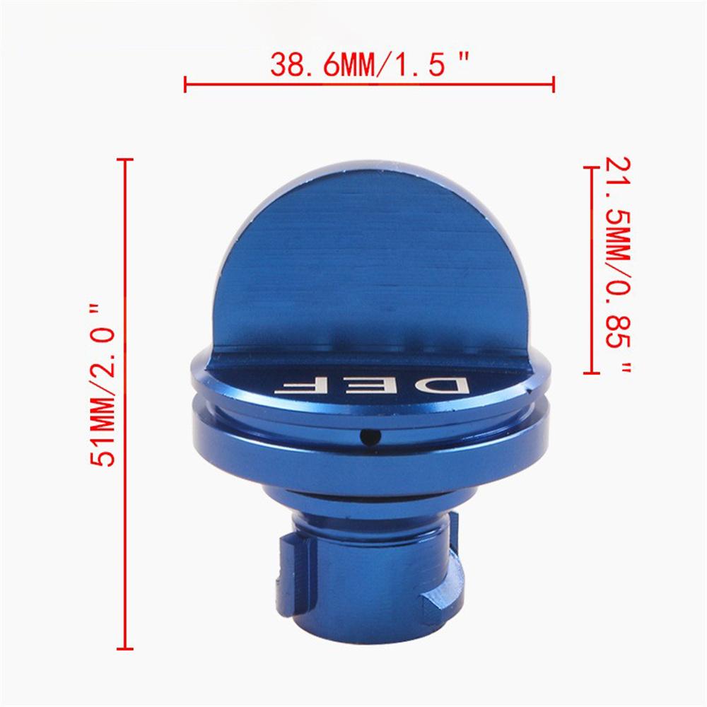 2Pcs Car Fuel Filler Cap Gas Tank Cover Fit For 14-18 Dodge Ram 1500 2500 3500