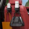 2Pcs Car Seat Headrest Hook Hanger Storage Organizer Universal with Cup Holder for Handbag Fit Universal Vehicle Car Accessories.