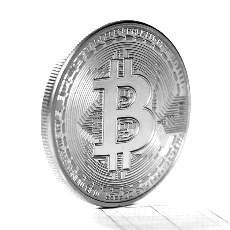 Creative Souvenir Gold Plated Bitcoin Coin Collectible Great Gift Bit Coin Art Collection Gold Commemorative Coin