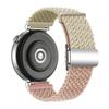For Huawei Watch GT 4 41mm Universal 18mm Watch Strap Woven Wrist Band with Silver Magnetic Buckle