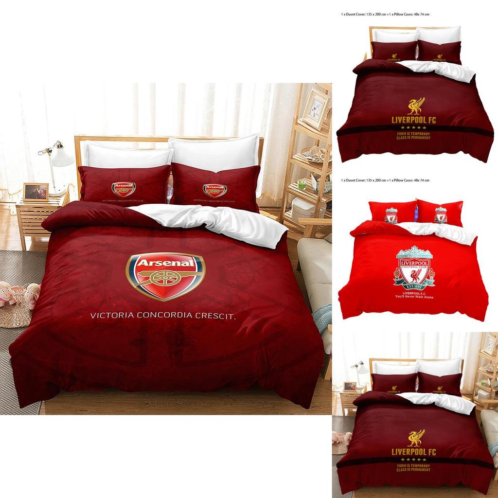 Luxury 3d Digital Print Bedding Set For Football Fans Wholesale Bedding Set For Football Enthusiasts