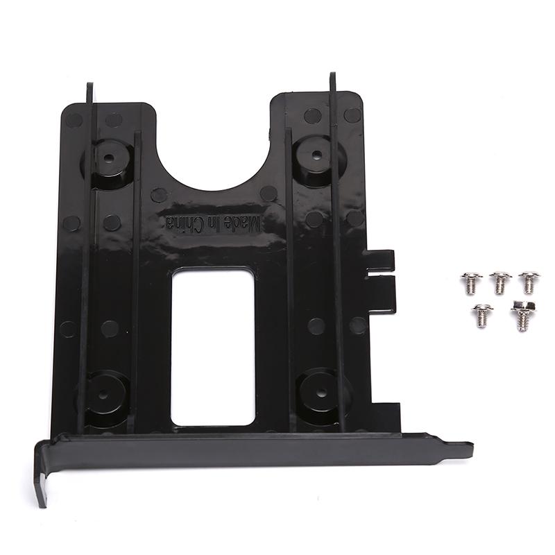 Pci Slot 2.5Inch Hdd Ssd Rear Panel Mount Bracket Hard Drive Adapter Tray Caddy