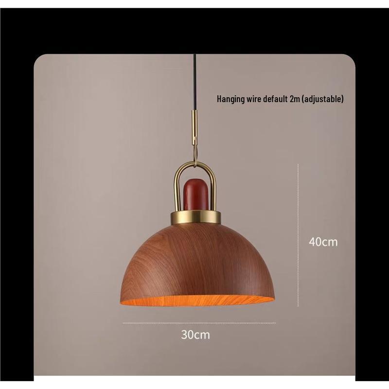 

Минималистичный подвесной светильник из японского ореха для ресторанов и отелей Standard