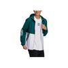 Adidas Neo Color Block Hooded Jacket Men Jacket Green HF1588