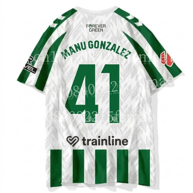 Hengyuan01 2026 Heren Groen Wit Gestreept Voetbalshirt Korte Mouw Sneldrogend Voetbalshirt Ademend Sport T-shirt Team Training Uniform XL