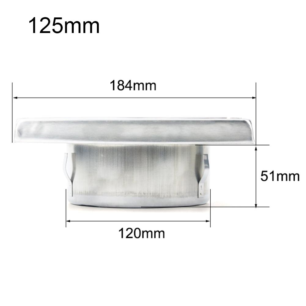 125/150mm 304 Stainless Steel Movable Square Vents
