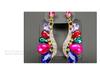 Luxury European & American Teardrop Gemstone Jewelry Set: Necklace and Earrings for Evening Banquets