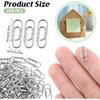 100PCS Metal Mini Paper Clips 0.6inch (15mm) Small Paperclips Super Cute Tiny Paperclips Finish Steel Tiny Paper Clips Journaling Decorative Small