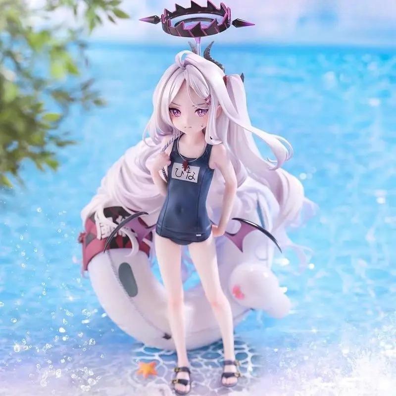 Cartoon Kongzaki Rina Azure Archive Girl Anime Handmade Sculpture Model Gift