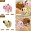 Cute Capybara Plush Toy With Walking Sound Features For Kids Playing And Gift Giving