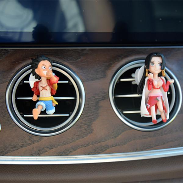 One Piece Luffy Car Dashboard Figure Air Vent Perfume Gift Box