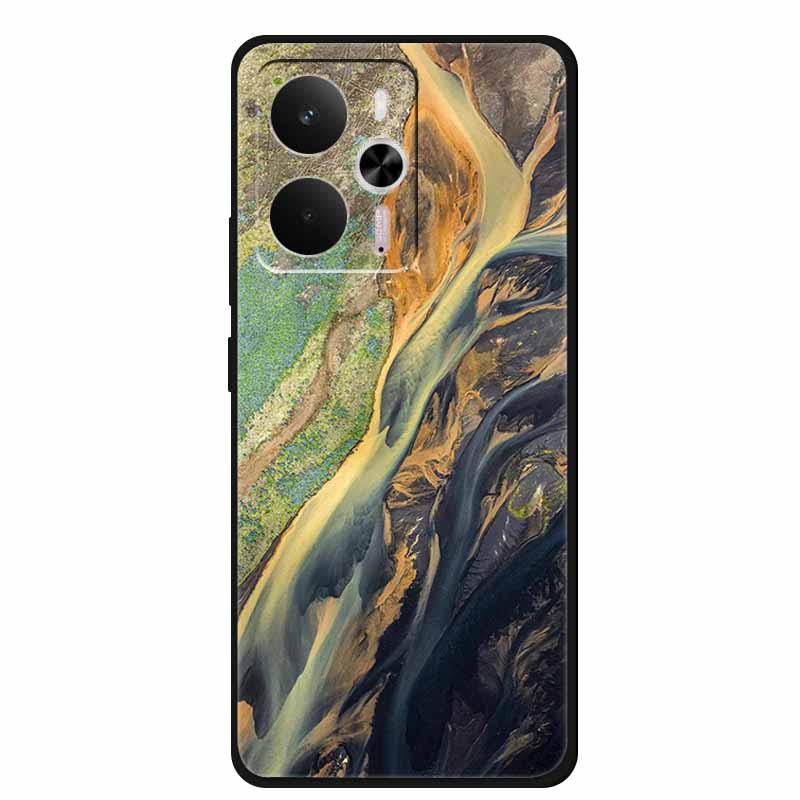 For Realme 14 Phone Case Realme14 Marble Back Cover TPU Silicone Soft Cases For OPPO Realme14 5G Capa 6.67" Coque Funda Shell
