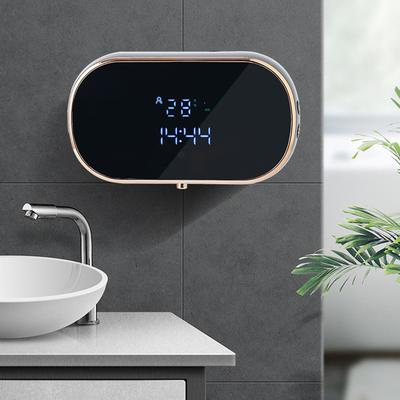 Automatisk skumtvåldispenser 350 ml Väggmonterad USB Beröringsfri Handtvåldispenser med Klister för Badrum Kök